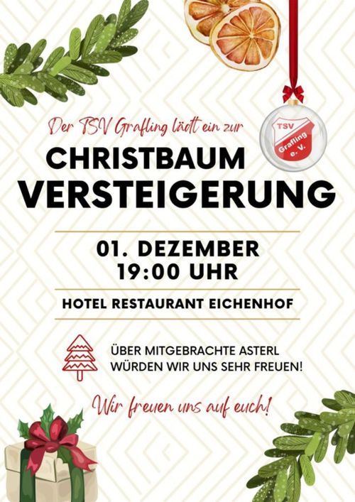 TSV Grafling - Christbaumversteigerung